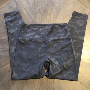 Zyia Grey Battleship Camo Lux Leggings.